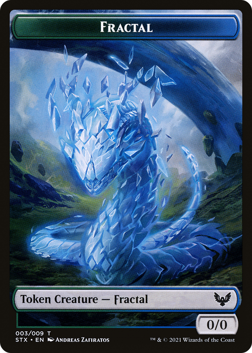 Fractal (TSTX-003) - Strixhaven: School of Mages Tokens