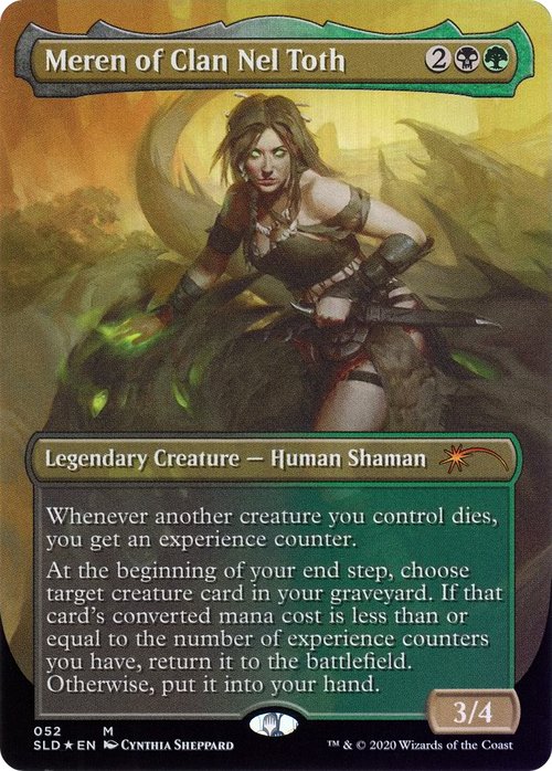 Meren of Clan Nel Toth (SLD-052) - Secret Lair Drop (Borderless) Foil