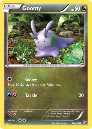 Goomy 072  - Reverse Holofoil XY  Flashfire - Common