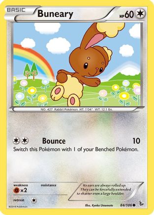 Buneary 084  XY  Flashfire - Common