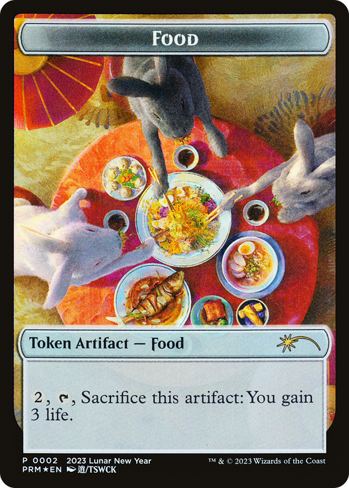 Food Token (Year of the Rabbit 2023) (UMP-002) - Year of the Rabbit 2023 Foil