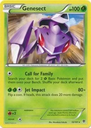 Genesect - 10/101 (BW Plasma Blast)/101  - Holofoil Deck Exclusives - Holo Rare