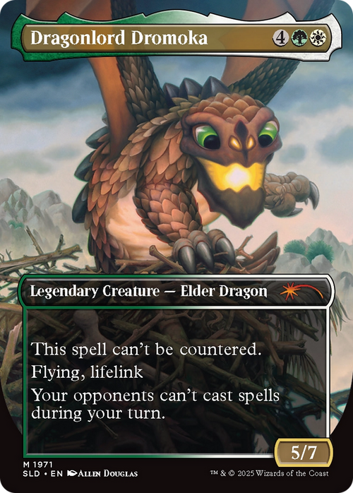 Dragonlord Dromoka (SLD-1971) - Secret Lair Drop (Borderless)