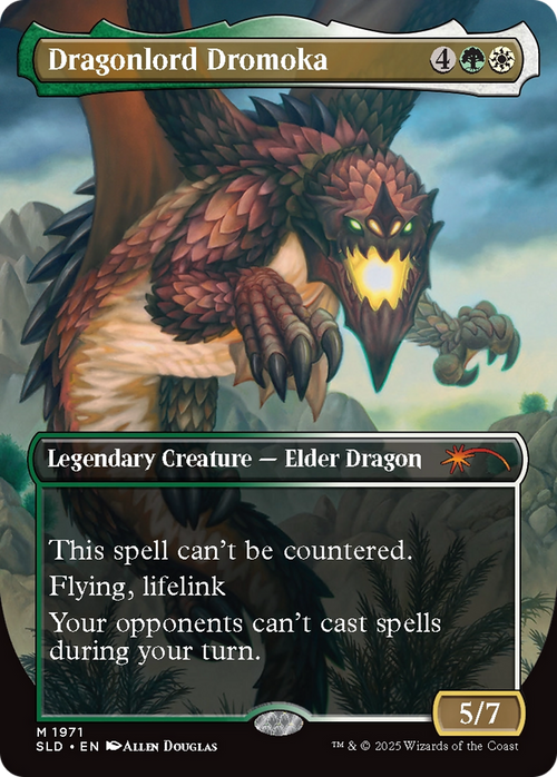 Dragonlord Dromoka (SLD-1971) - Secret Lair Drop (Borderless)