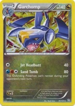 Garchomp - 91/124 (Cracked Ice Holo)/124  - Holofoil Deck Exclusives - Holo Rare