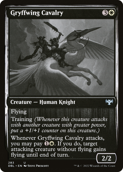 Gryffwing Cavalry (DBL-283) - Innistrad: Double Feature Foil