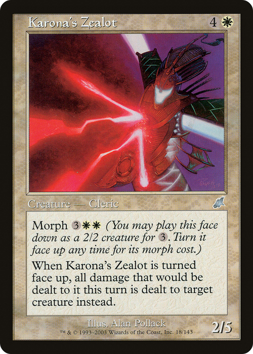 Karona's Zealot (SCG-018) - Scourge
