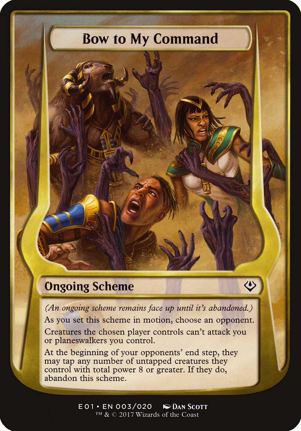 Bow to My Command (Archenemy: Nicol Bolas) (OVER-03★) - Archenemy: Nicol Bolas Schemes