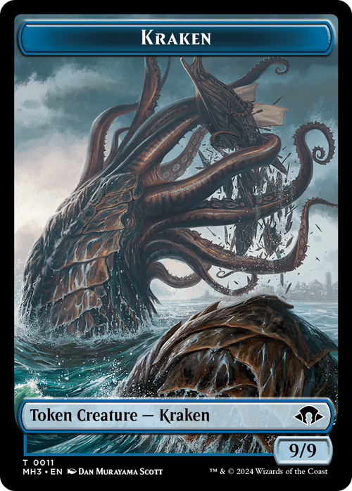 Kraken (TMH3-011) - Modern Horizons 3 Tokens