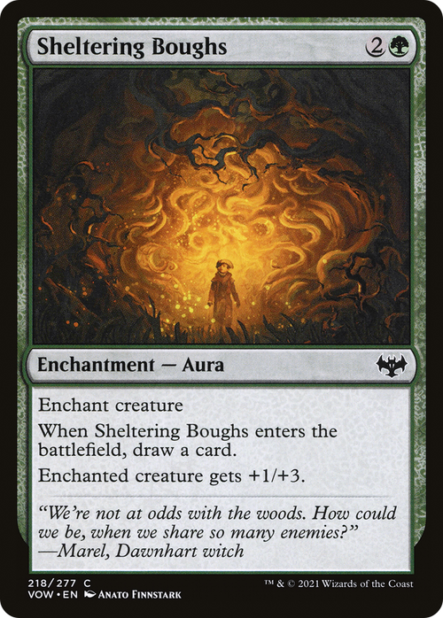 Sheltering Boughs (VOW-218) - Innistrad: Crimson Vow