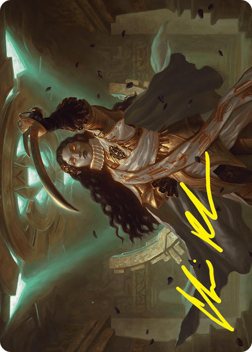 Elenda, Saint of Dusk // Elenda, Saint of Dusk (AFDN-015) - Foundations Art Series (Borderless)