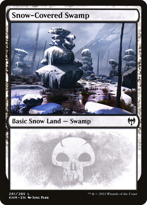 Snow-Covered Swamp (281) (KHM-281) - Kaldheim: (snow) Foil