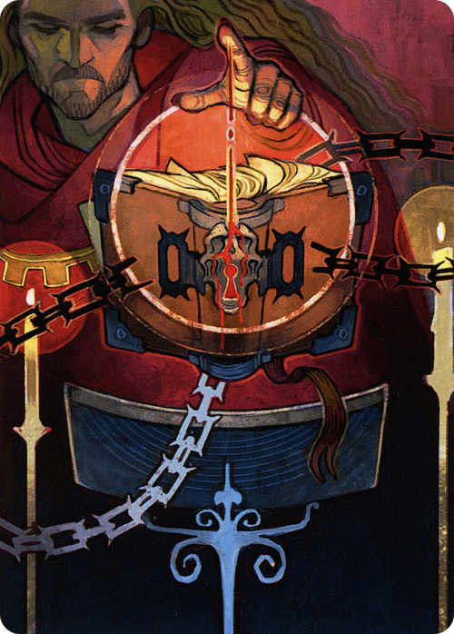 Sign in Blood // Sign in Blood (ASTX-072) - Strixhaven Art Series (Borderless)