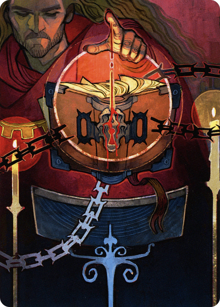 Sign in Blood // Sign in Blood (ASTX-072) - Strixhaven Art Series (Borderless)