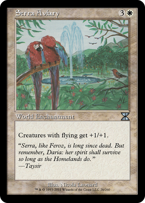 Serra Aviary (ME4-026) - Masters Edition IV Foil