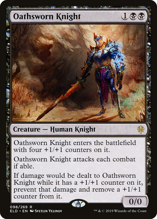 Oathsworn Knight (ELD-098) - Throne of Eldraine Foil