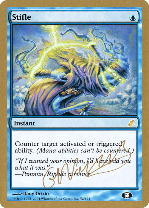 Stifle - 2004 Gabriel Nassif (SCG) (SB) (WCD-GN52SB) - World Championship Decks 2004