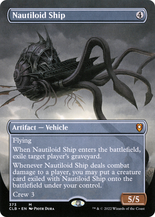 Nautiloid Ship (Borderless) (CLB-373) - Commander Legends: Battle for Baldur's Gate Foil