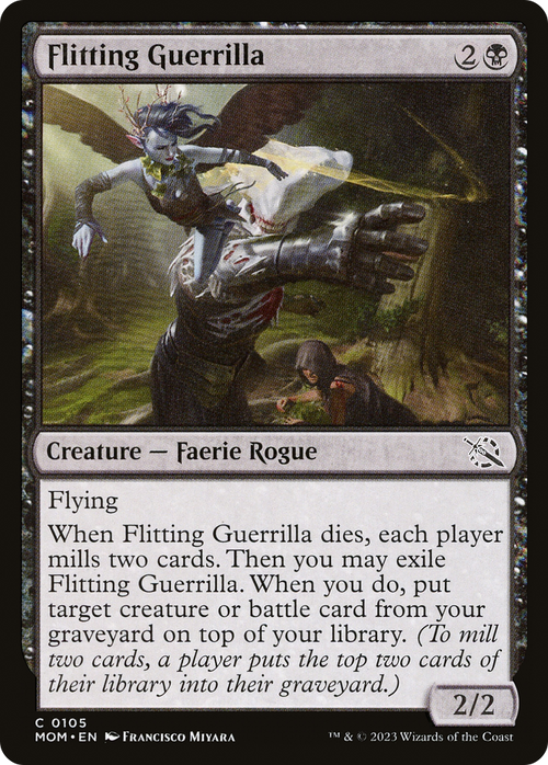 Flitting Guerrilla (MOM-105) - March of the Machine Foil