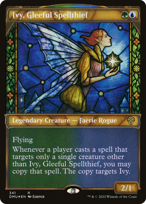 Ivy, Gleeful Spellthief (Textured Foil) (DMU-341) - Dominaria United: (Showcase) Foil