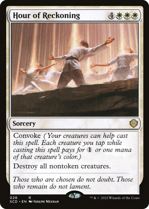 Hour of Reckoning (SCD-026) - Starter Commander Decks
