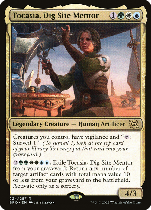 Tocasia, Dig Site Mentor (BRO-224) - The Brothers' War