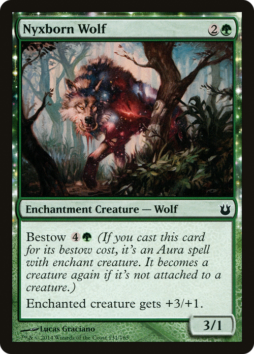 Nyxborn Wolf (BNG-131) - Born of the Gods: (enchantment) Foil