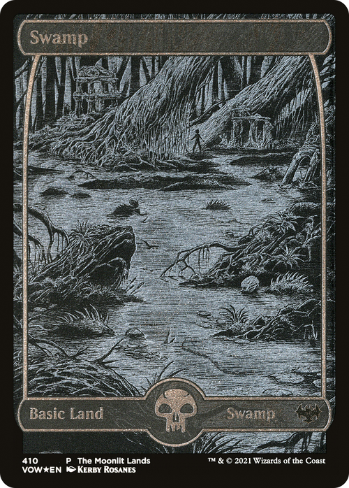 Swamp (WPN-410) - Innistrad: Crimson Vow Etched Foil