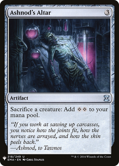 Ashnod's Altar (LIST-EMA-218) - The List