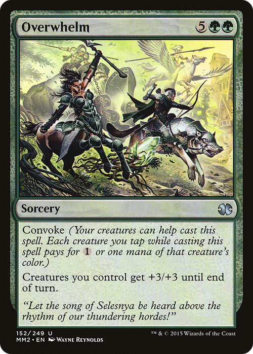 Overwhelm (MM2-152) - Modern Masters 2015 Foil