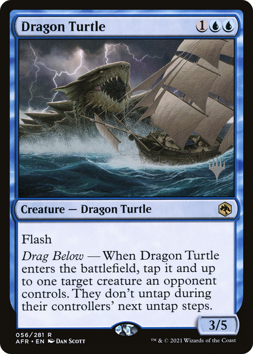 Dragon Turtle (PPAFR-56P) - Adventures in the Forgotten Realms Promos Foil