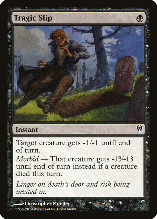 Tragic Slip (DDM-066) - Duel Decks: Jace vs. Vraska