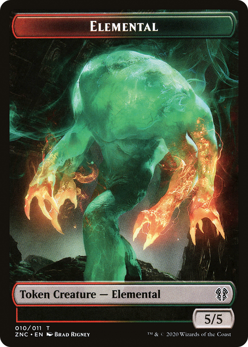 Elemental (TZNC-010) - Zendikar Rising Commander Tokens