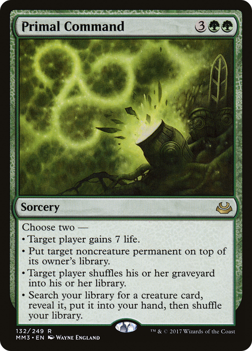 Primal Command (MM3-132) - Modern Masters 2017 Foil