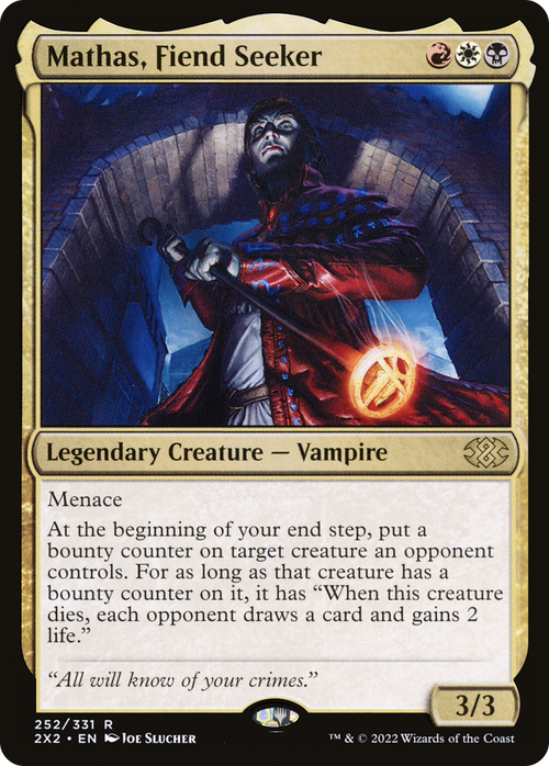 Mathas, Fiend Seeker (2X2-252) - Double Masters 2022