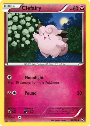 Clefairy (69) (69) 069  XY  Furious Fists - Common