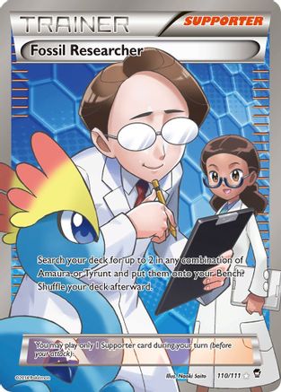 Fossil Researcher (110 Full Art) (110 Full Art) 110  - Holofoil XY  Furious Fists - Ultra Rare