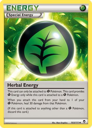 Herbal Energy 103  XY  Furious Fists - Uncommon