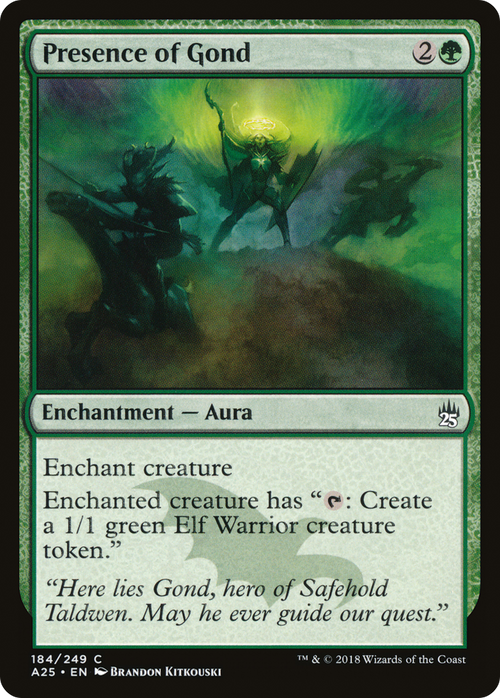 Presence of Gond (A25-184) - Masters 25