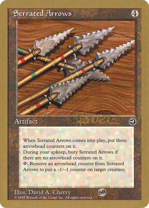 Serrated Arrows - 1997 Paul McCabe (HML) (SB) (WCD-) - World Championship Decks 1997