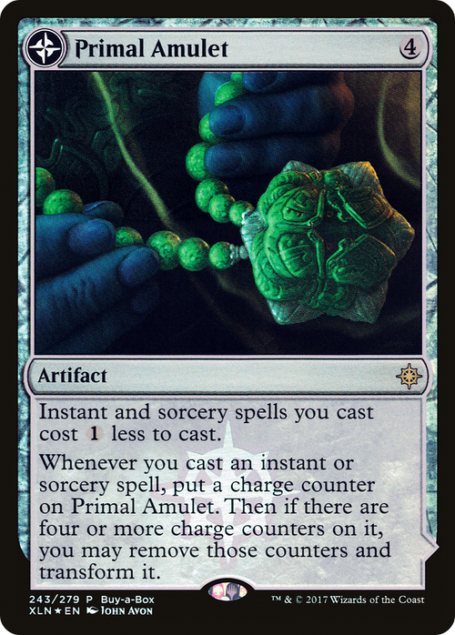Primal Amulet (BABP-243) - XLN Treasure Chest: (compasslanddfc) Foil