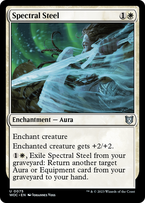 Spectral Steel (WOC-075) - Wilds of Eldraine Commander