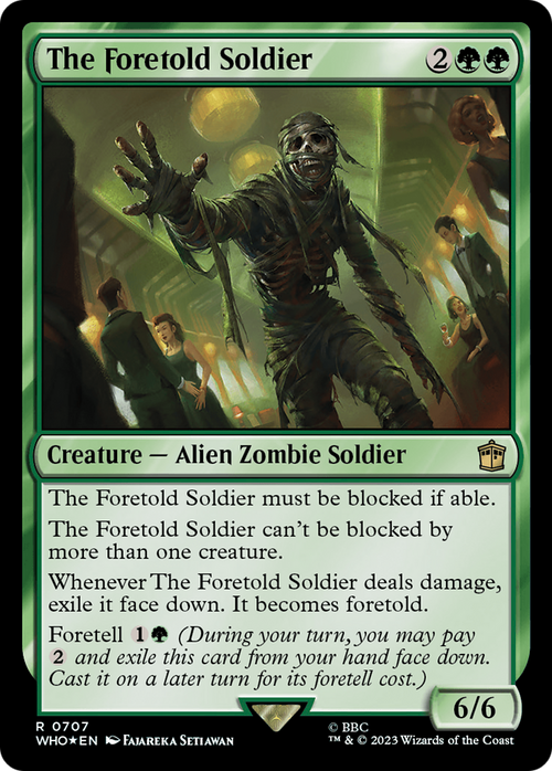 The Foretold Soldier (Surge Foil) (WHO-707) - Doctor Who Foil