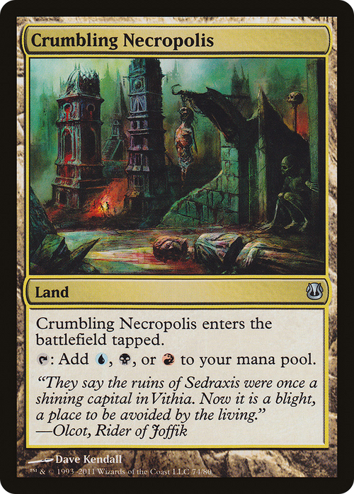 Crumbling Necropolis (DDH-074) - Duel Decks: Ajani vs. Nicol Bolas