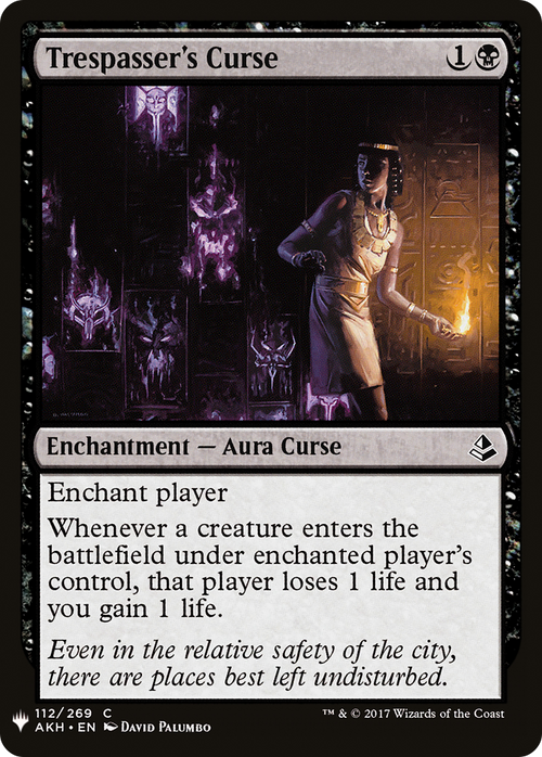 Trespasser's Curse (LIST-AKH-112) - The List