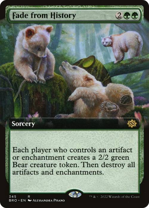 Fade from History (Extended Art) (BRO-345) - The Brothers' War: (Extended Art)