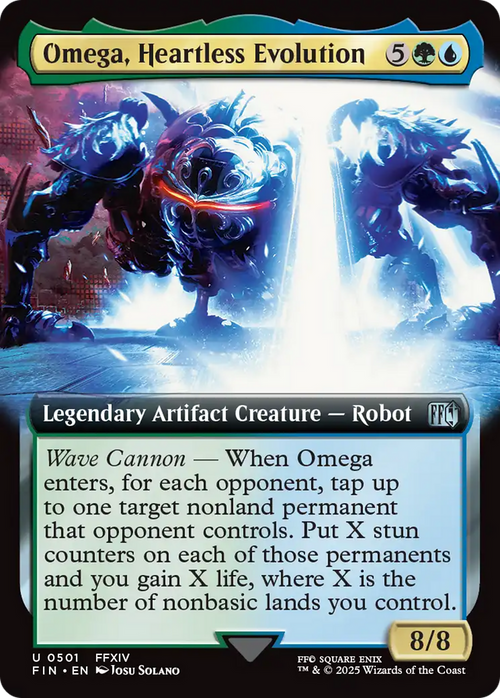 Omega, Heartless Evolution (Extended Art) (FIN-501) - FINAL FANTASY: (Extended Art) Foil