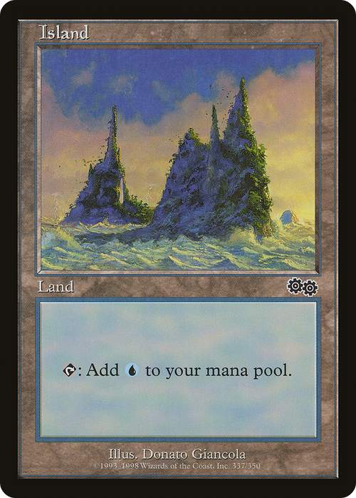 Island (337) (USG-337) - Urza's Saga