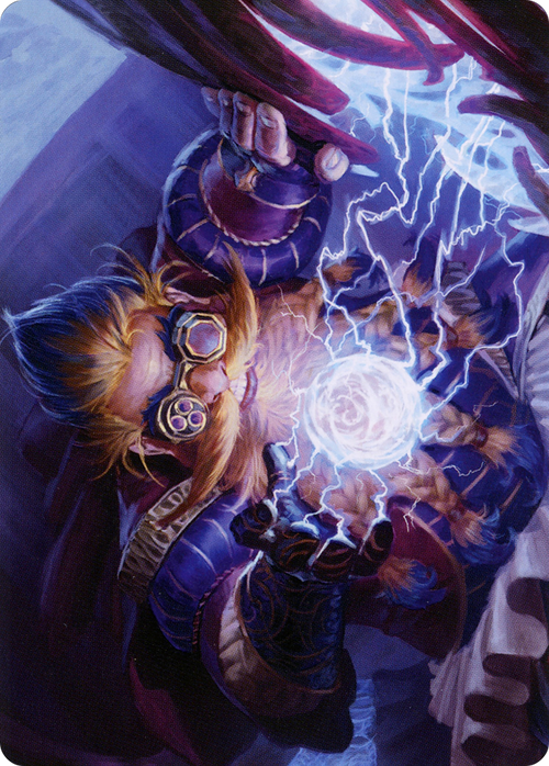 Storm-Kiln Artist // Storm-Kiln Artist (ASTX-013) - Strixhaven Art Series (Borderless)