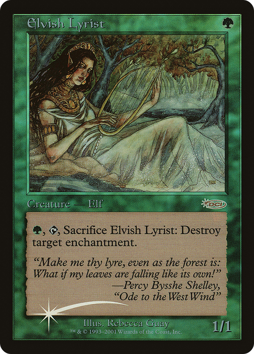 Elvish Lyrist (JSS-) - Junior Super Series Foil